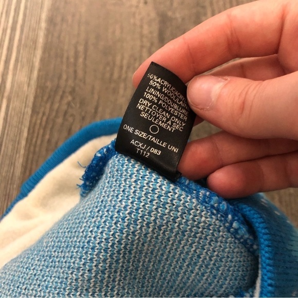 North Face Beanie Winter Hat Blue - Picture 5 of 5